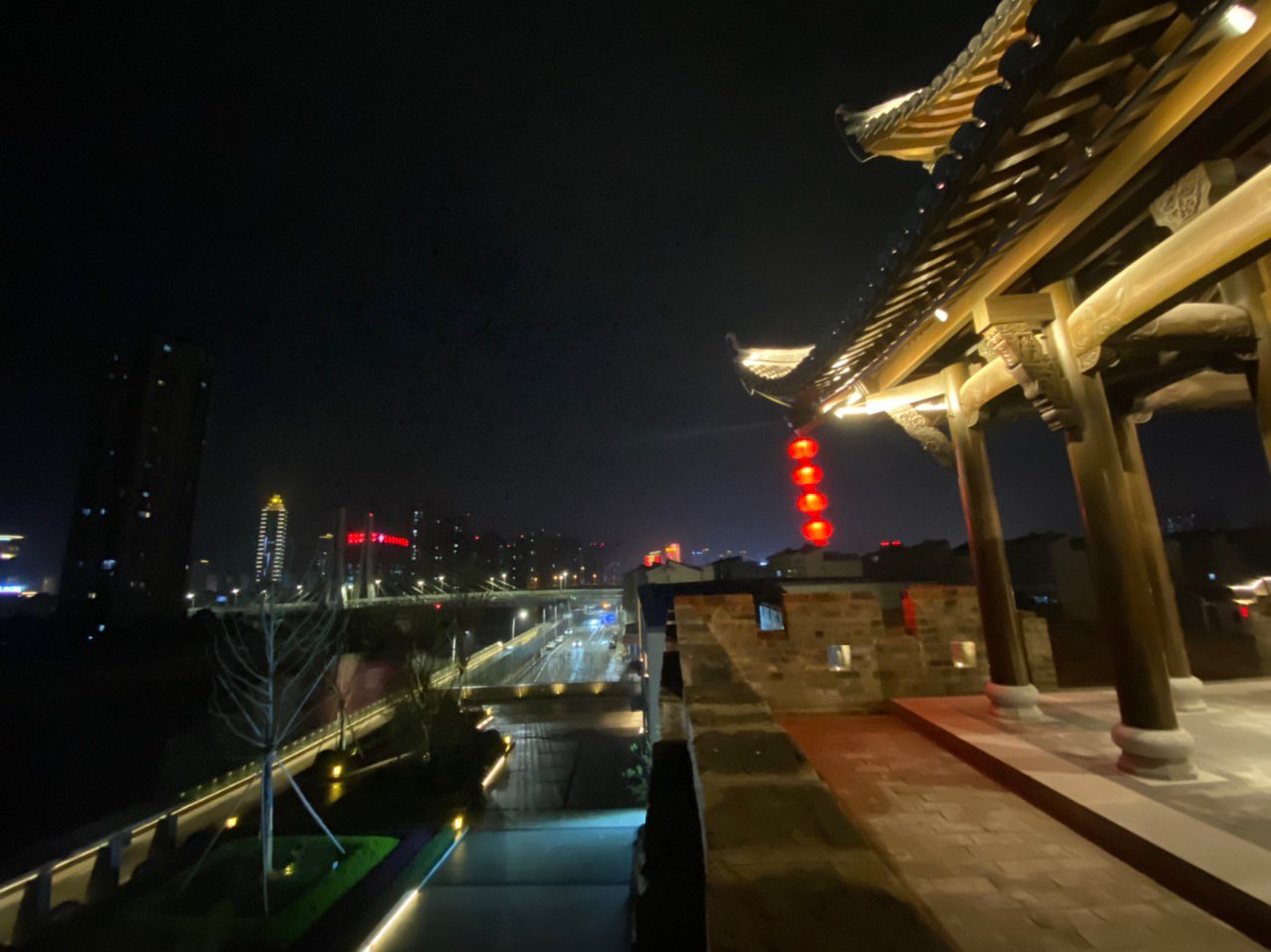 芜湖古城夜景高清图片图片